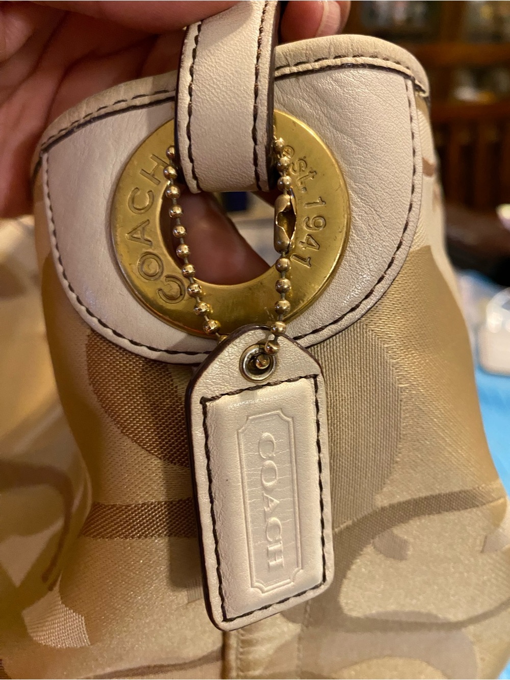 Coach Signature Optic tote - Picture 10 of 13